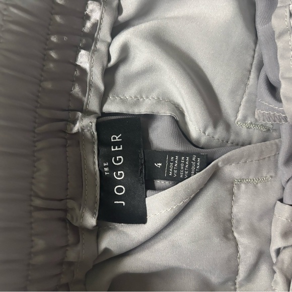 White House Black Market Gray Track Pants with Relaxed Fit - Picture 3 of 9